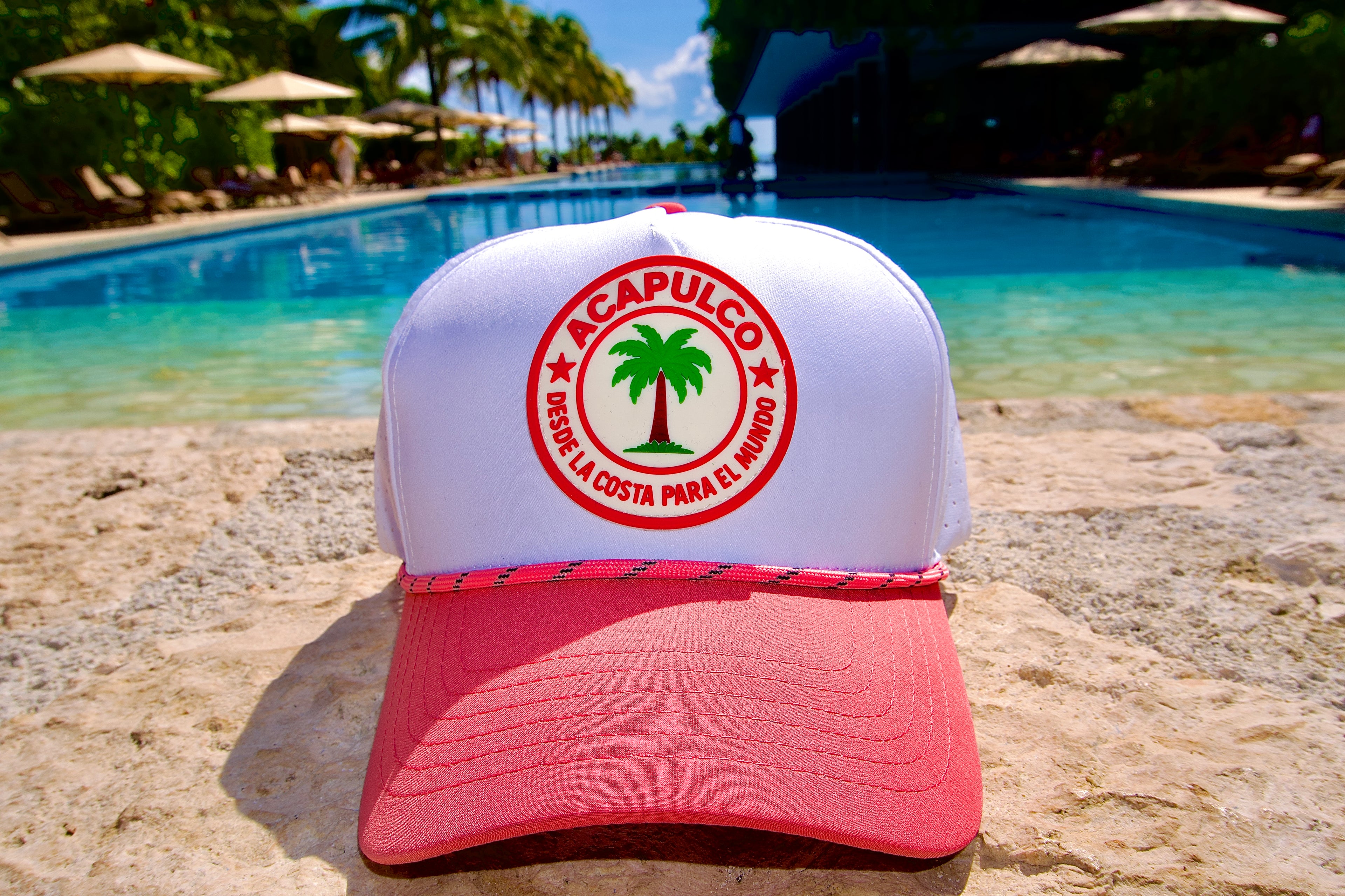 ACAPULCO Snapback – Jungle Green, Sunset Pink