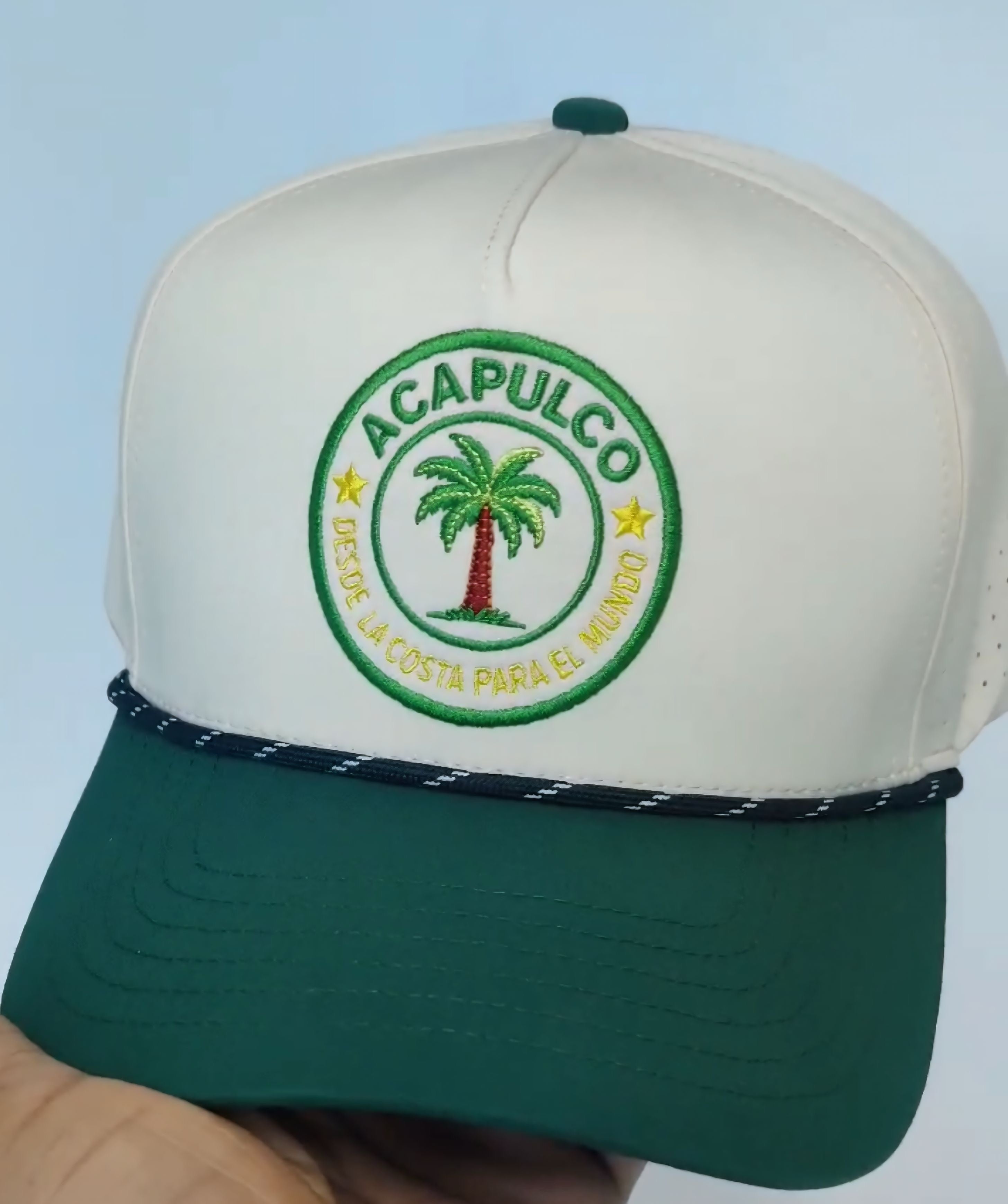 ACAPULCO Snapback – Jungle Green, Sunset Pink — COMING SOON