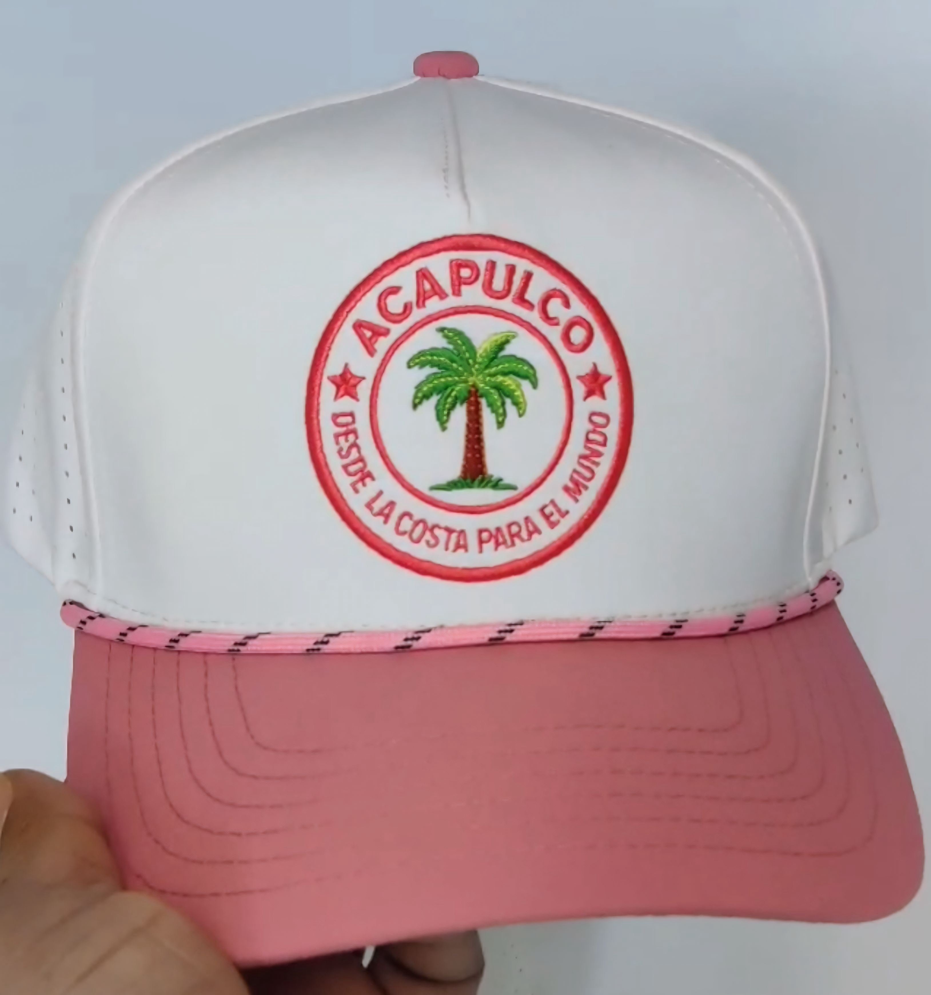 ACAPULCO Snapback – Jungle Green, Sunset Pink — COMING SOON