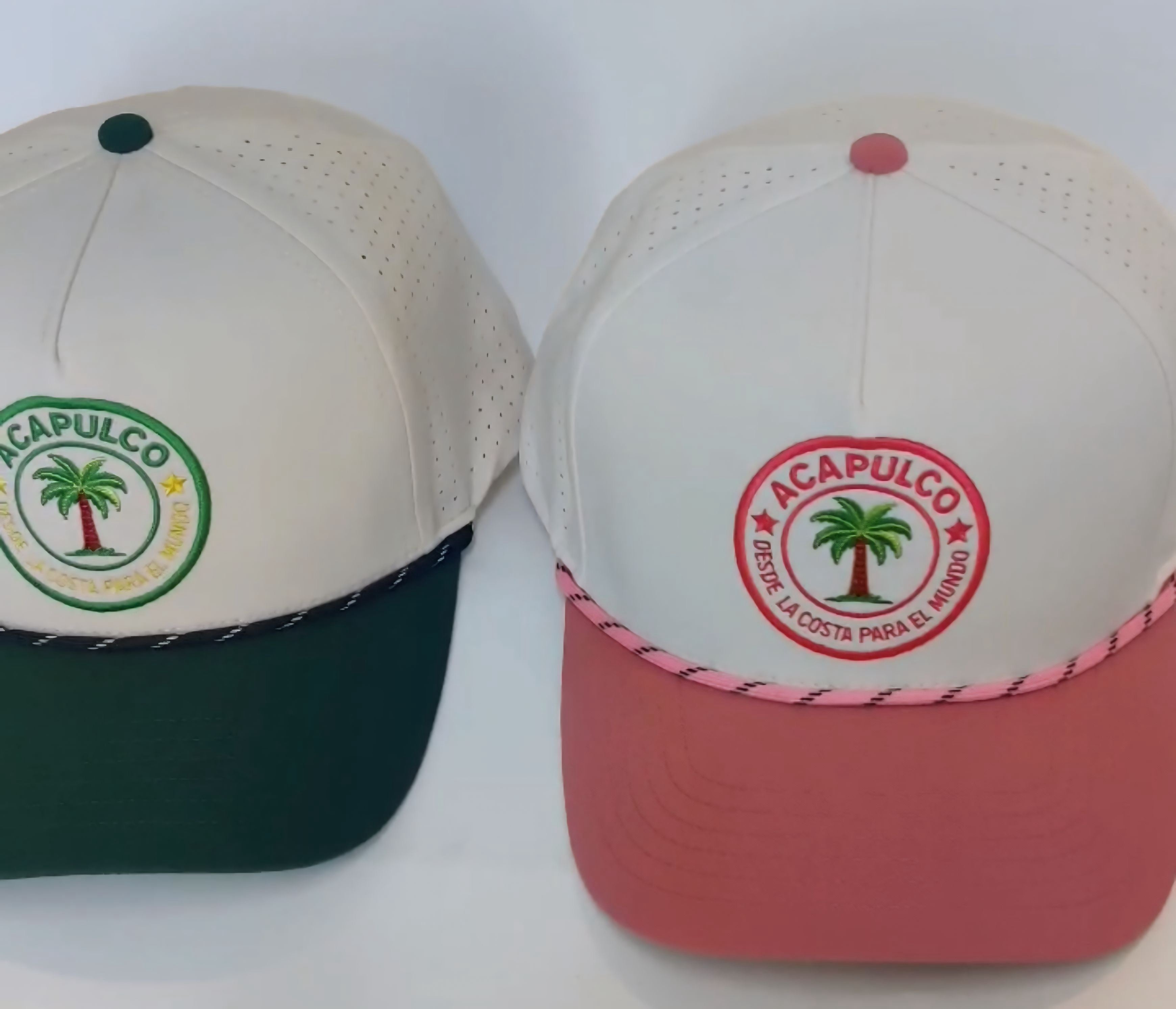 ACAPULCO Snapback – Jungle Green, Sunset Pink — COMING SOON